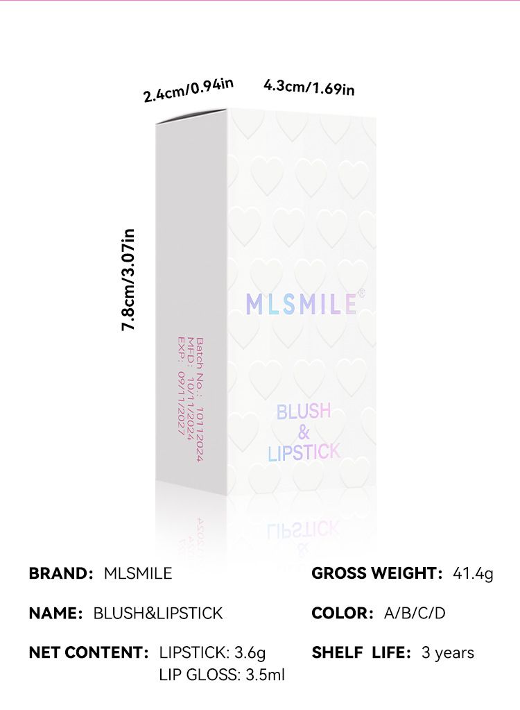 Rossetto perlato, set di smalti per labbra, idratante, opaco, non facile da applicare._voghion.com