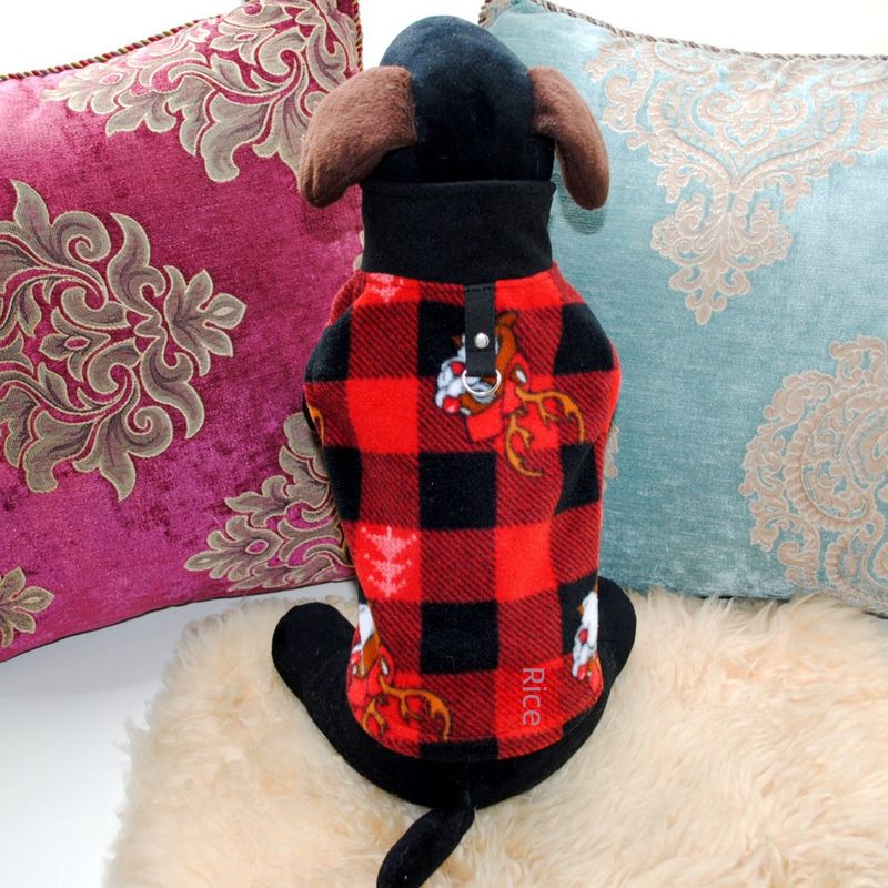 Abbigliamento per animali domestici diretto dalla fabbrica, per cani, autunno e inverno, in pile polare, fibbia di trazione, 27 colori brevettati, saranno oggetto di indagine_voghion.com