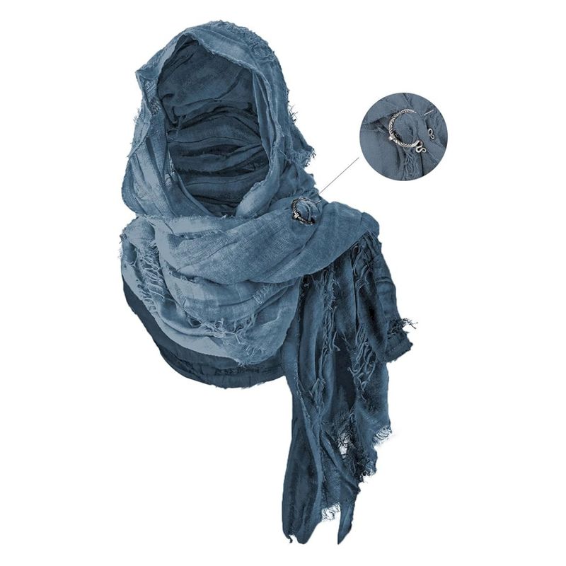 Halloween LARP Medieval Knight Renaissance Retro Hooded Cloak Cospla Shawl_voghion.com