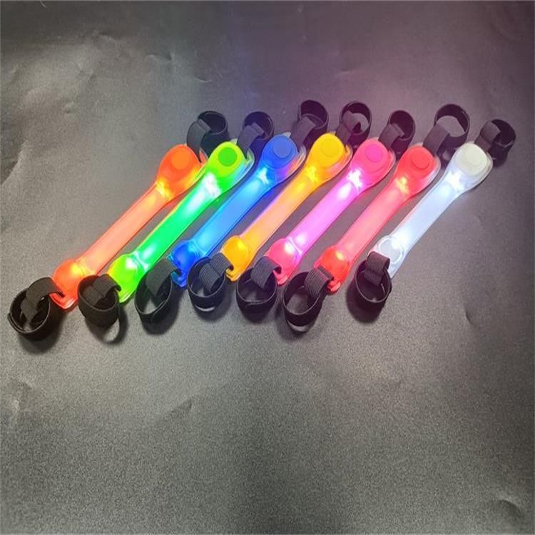 New Fashion Outdoor Night Running LED Warning Light Pet Leash Luminous Silicone Binding Belt_voghion.com