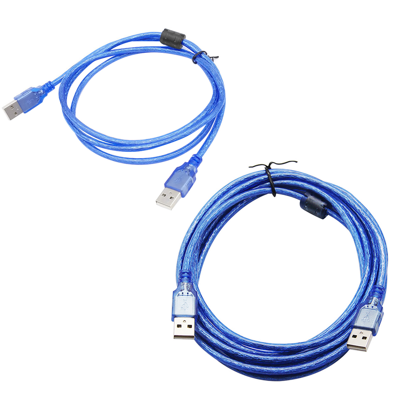 Câble double tête haute vitesse 150/300 cm USB2.0 vers mâle rallonge de données pour ordinateur_voghion.com