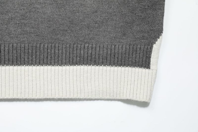 Maglione a collo alto lavorato a maglia in stile coreano antico, semplice, da uomo, autunno 2025, camicia di base in due pezzi_voghion.com