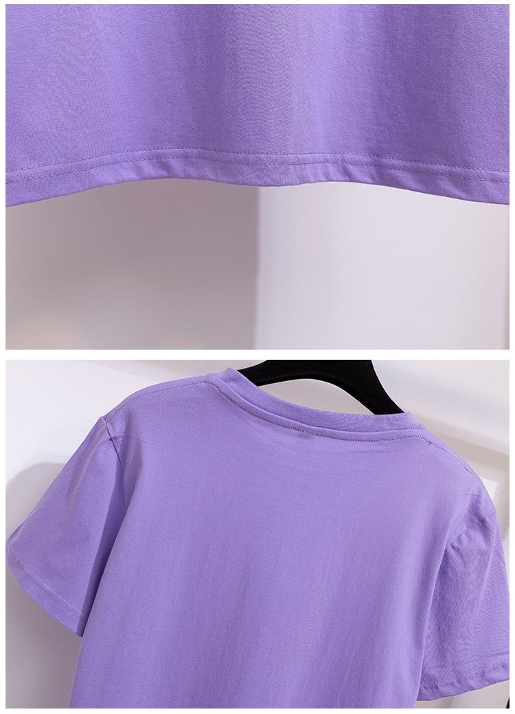 Kortärmad t-shirt för kvinnor för kvinnor, moderiktig och mångsidig slimmad och slimmad halvärmad topp för kvinnor_voghion.com