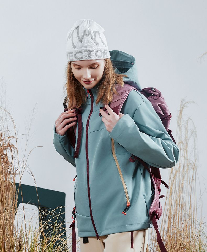 Unisex Softshell Jacket With Water-Resistant & Windproof Technology For Hiking & Outdoor Activities_voghion.com