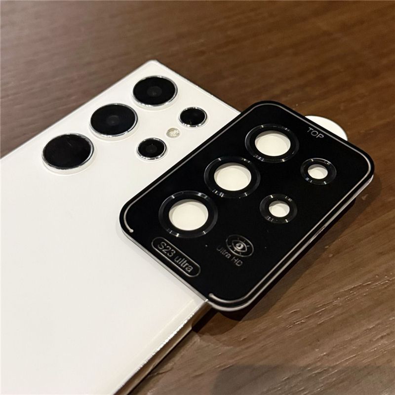 Kameralencse-védelem Samsung Galaxy S25 Ultra S24 Plus S23 FE S22 színátmenetes színes edzett üvegvédő kiegészítőkhöz_voghion.com