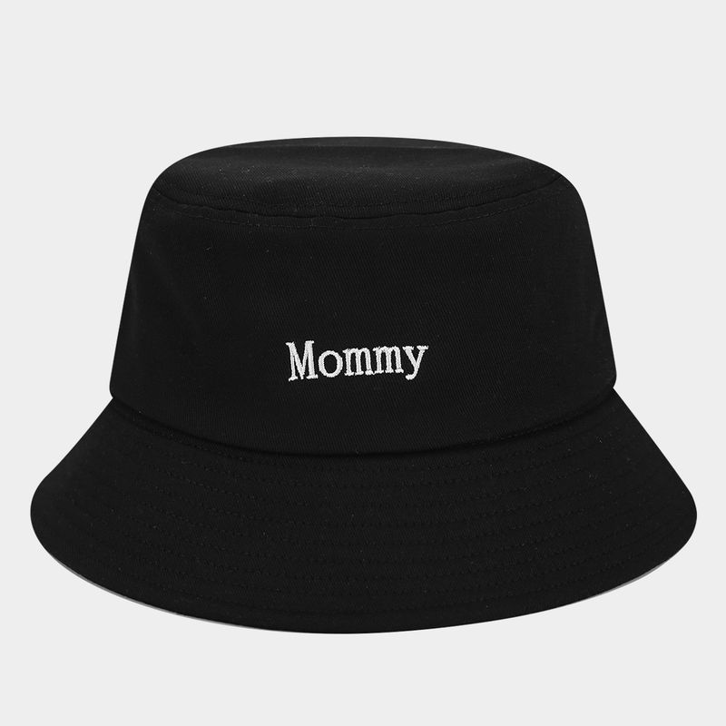 Elegantna, preprosta klobuk z vezenimi črkami za mamo in očeta_voghion.com