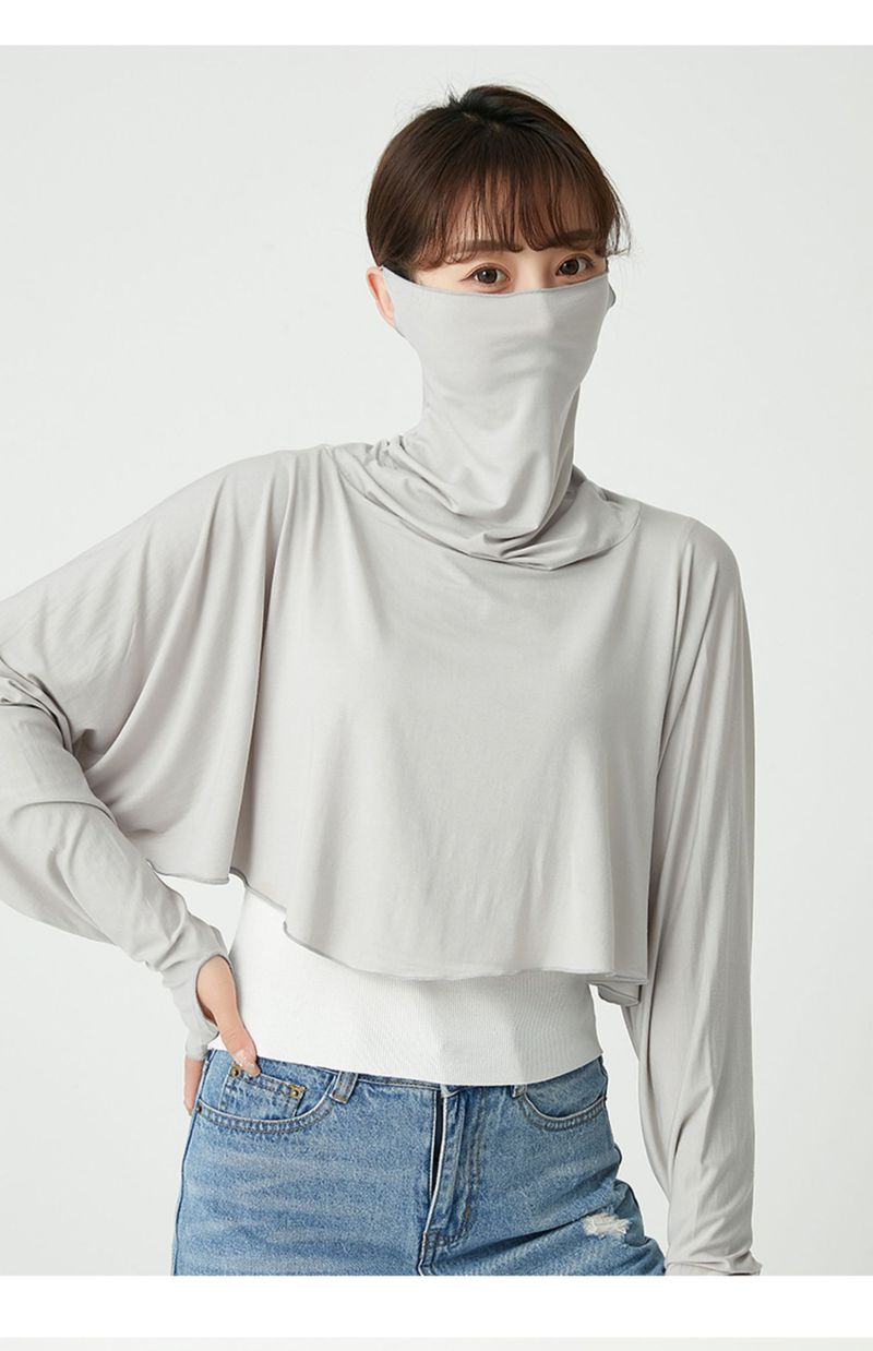 Modal Αντηλιακό Γυναικείο Καλοκαιρινό μακρυμάνικο μετάξι οδήγησης_voghion.com