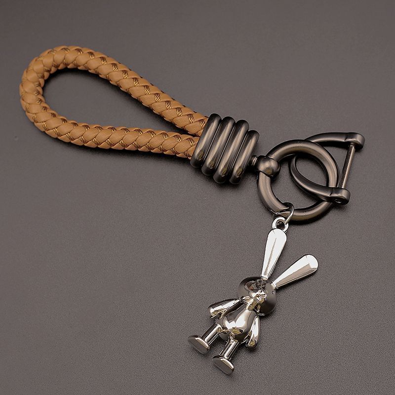 Pár Bunny Keychain Přívěsek Auto High-end Králík Rok Šperky Keychain Muži A Ženy Roztomilý Vynikající Přívěsek_voghion.com