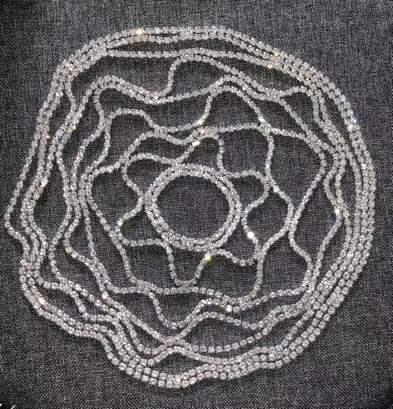 Accessori da sposa con strass, nappe, copricapo in rete, fascia per capelli, accessori da passerella_voghion.com