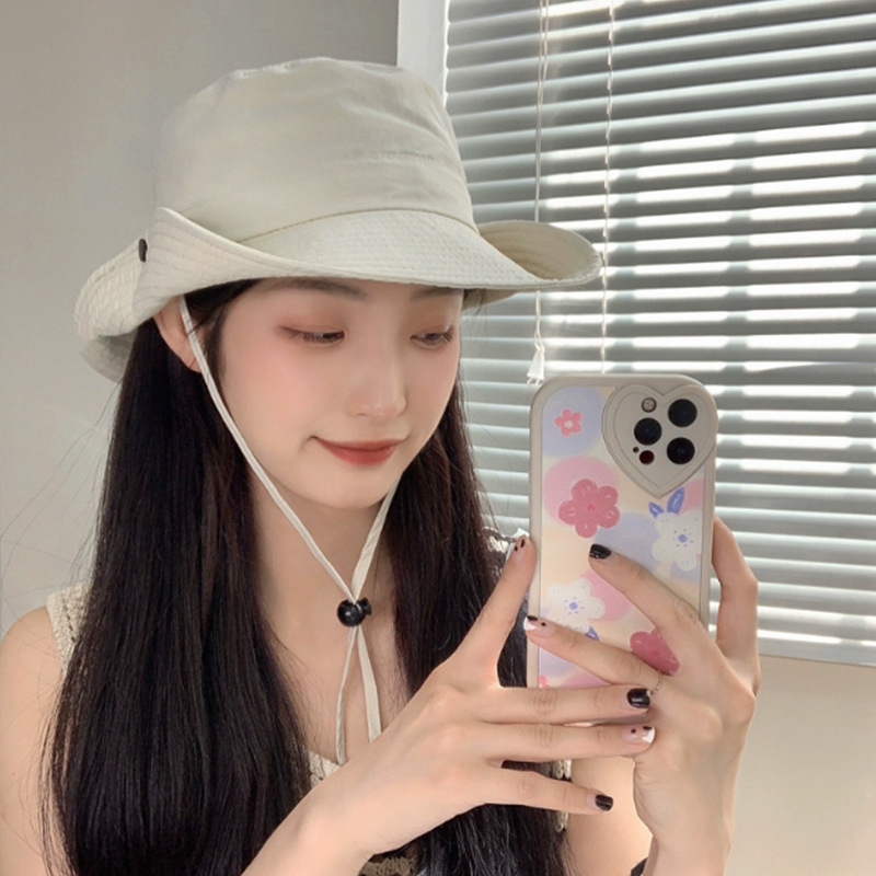 Japanese style quick drying mountain fisherman hat, spring and summer beach hat for men and women, small face shading hat, tourism sunscreen hat_voghion.com