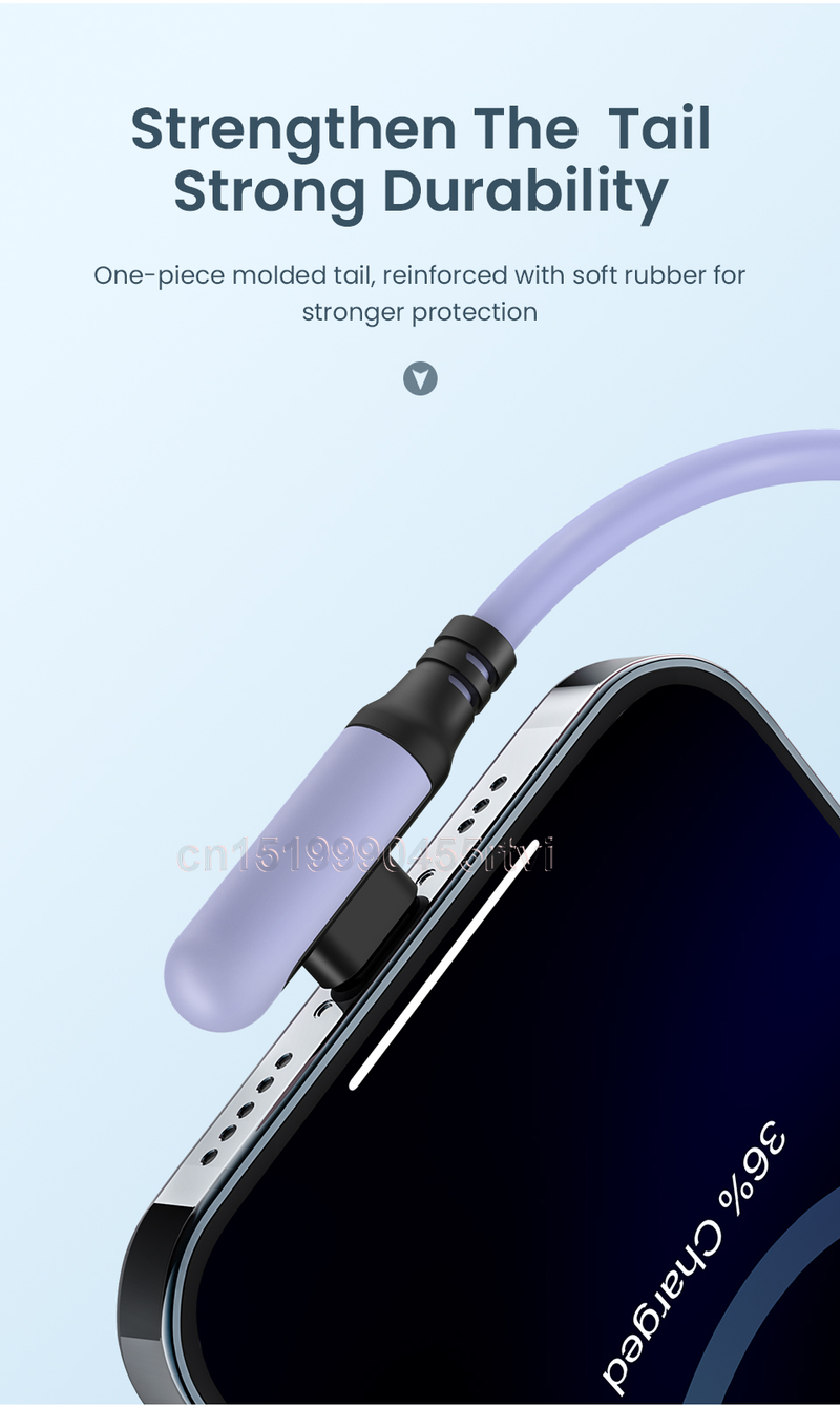 90 fokos USB kábel iPhone 14 13 12 11 Pro Max XR XS 8 7 6s 5s gyorstöltőhöz folyékony szilikon adatkábellel_voghion.com