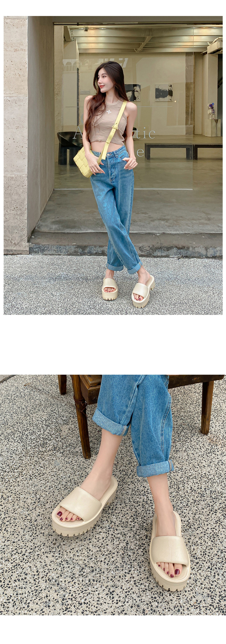 Women's Ladies Thongs Indoor Party Fabric Non-Slip_voghion.com