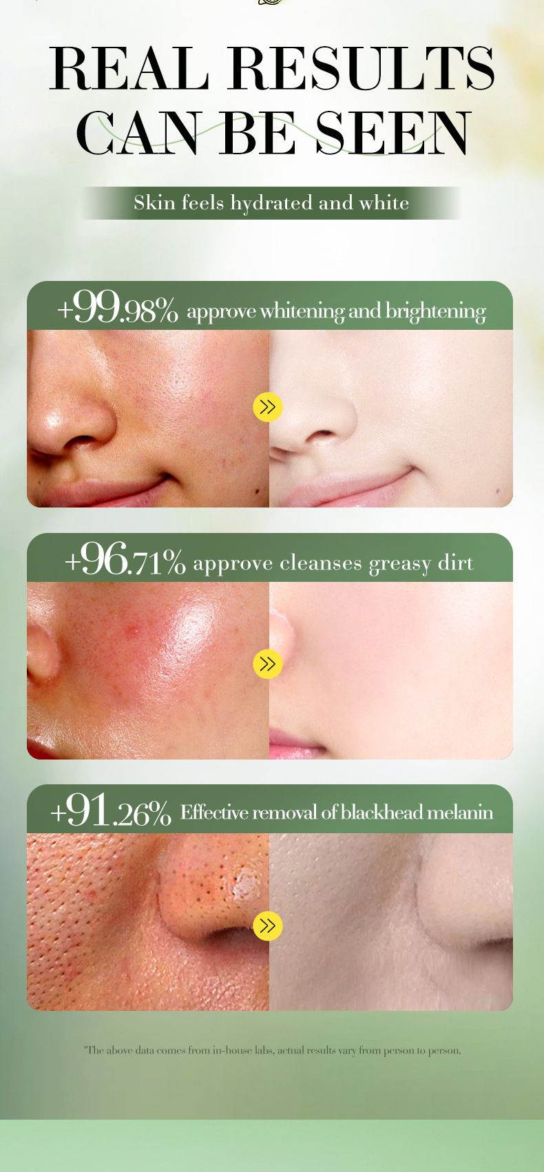 SADOER VC Brightening Cleansing Milk Series | 4-layer Fruit Extract Energy · Deep Cleansing · Universal (kiwi Fruit/citrus/grapefruit/lemon Optional)_voghion.com