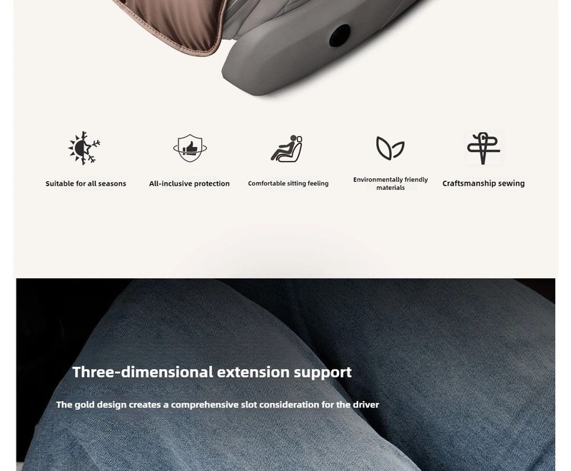 NAPPA Leder Kissen Auto Beine Unterstützung Erweiterung Weiche Abdeckung Für Xpeng /BYD/ Chery/Geely Sitz Schutz Pad_voghion.com