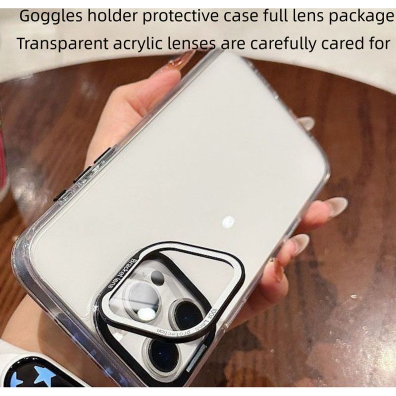 Goggle Bracket Phone Compatible With 16 15 Protective Luxury 14 Pro Max Transparent Case_voghion.com
