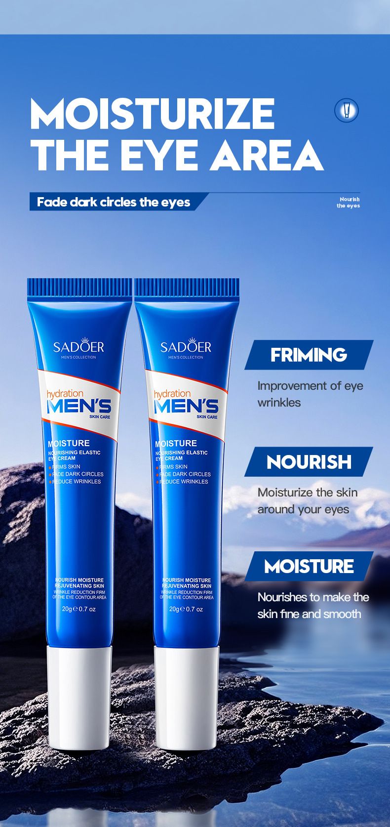 Full English Elasticity And Moisture SADOER Nourishing Hydrating Eye Cream_voghion.com