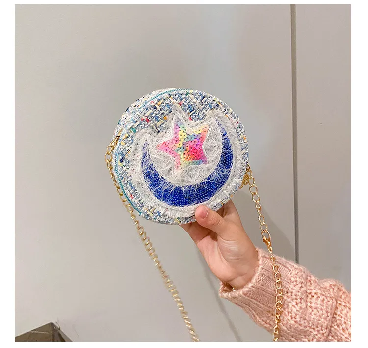 Borse alla moda Borse per bambini più recenti Modello classico Cotone e canapa Borse a tracolla per bambini Borse da viaggio per snack per bambini Natale_voghion.com