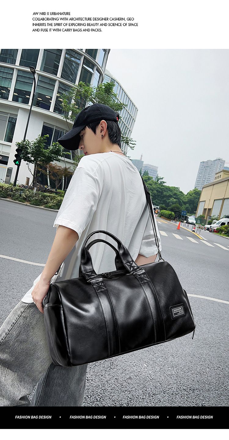 Crossbody-reisrugzak Grote capaciteit Droge en natte scheiding Draagbare fitnesstas Mannelijke korte-afstandsboardtas Hoogwaardige sporttas_voghion.com