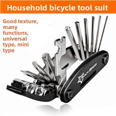 Mountainbike Fahrrad Werkzeug Multifunktionale Klapp Reifen Schlüssel Reparatur Set_voghion.com
