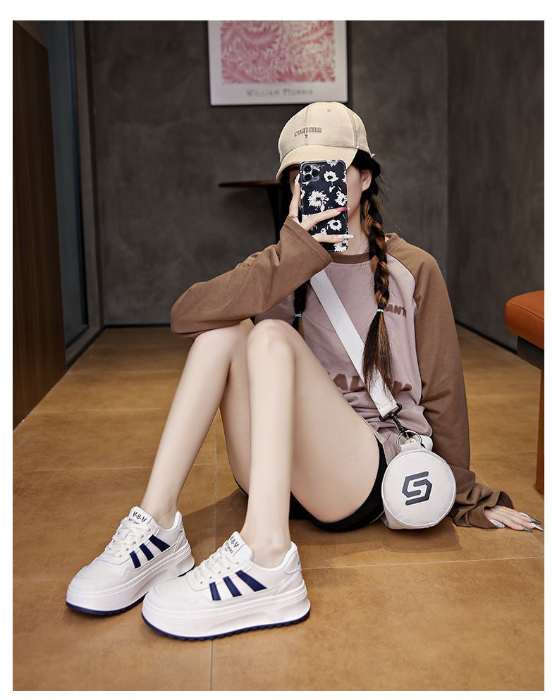 Scarpette bianche per bambini, ragazze, studenti, tempo libero, sport, scarpe da tavola versatili, tiro da strada_voghion.com