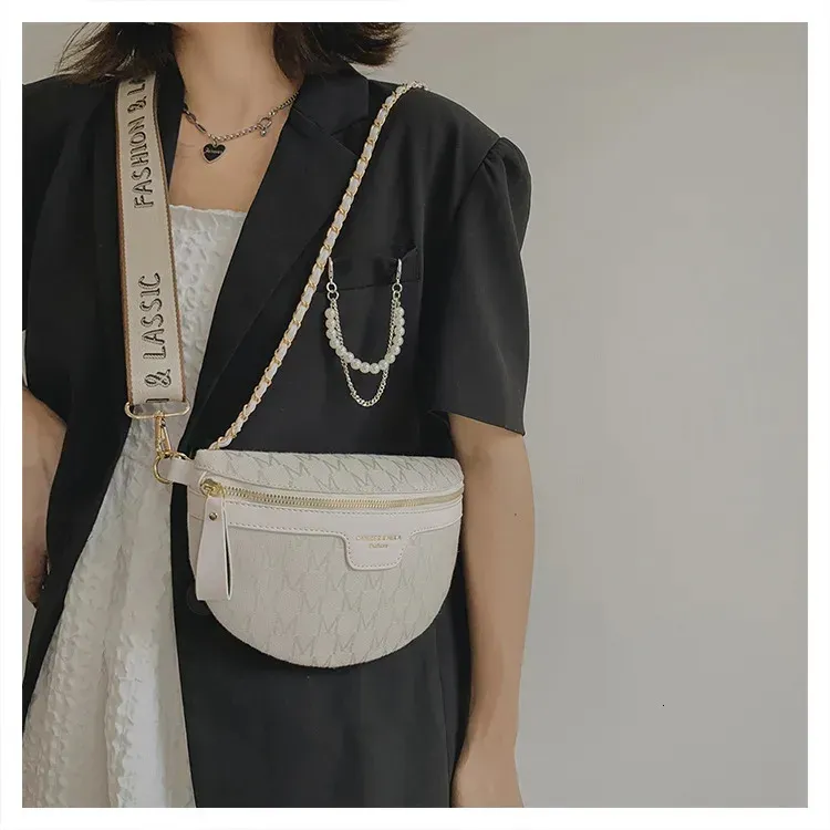 Borsa a tracolla da donna, con tracolla in tela, stile street, alla moda estiva, 250806_voghion.com