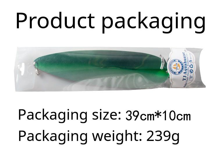 New 11" Sequin Metal Vibrating Fish Bait Striped Bass Fishing Spoon Lure_voghion.com