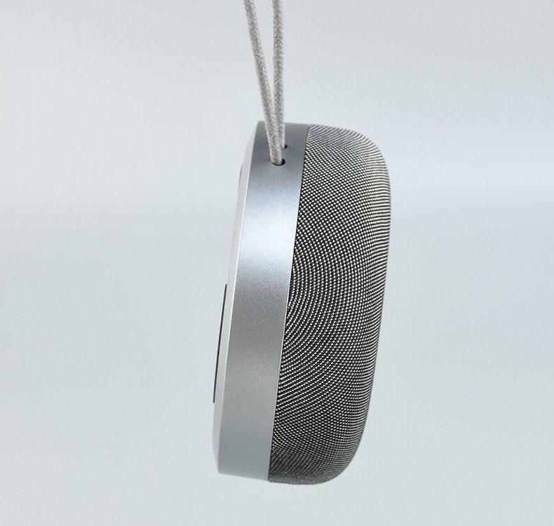 Mini enceinte Bluetooth en tissu - Rechargeable par USB et portable avec appairage TWS (fonction d'appel sans fil pour usage domestique/extérieur)_voghion.com