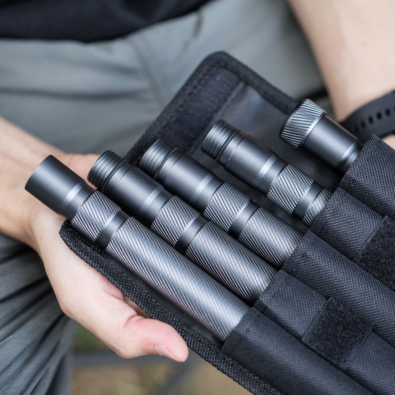 Trekking Poles Folding Multifunctional Outdoor Hiking Camping Self-defense Ultra-light Tactical Set Walking Stick_voghion.com