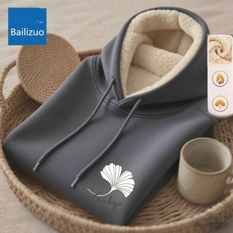 Suéter con capucha para hombre, invierno 2025, nueva moda para adolescentes, sudadera holgada de calle, chaqueta cálida y gruesa con almacenamiento de calor_voghion.com