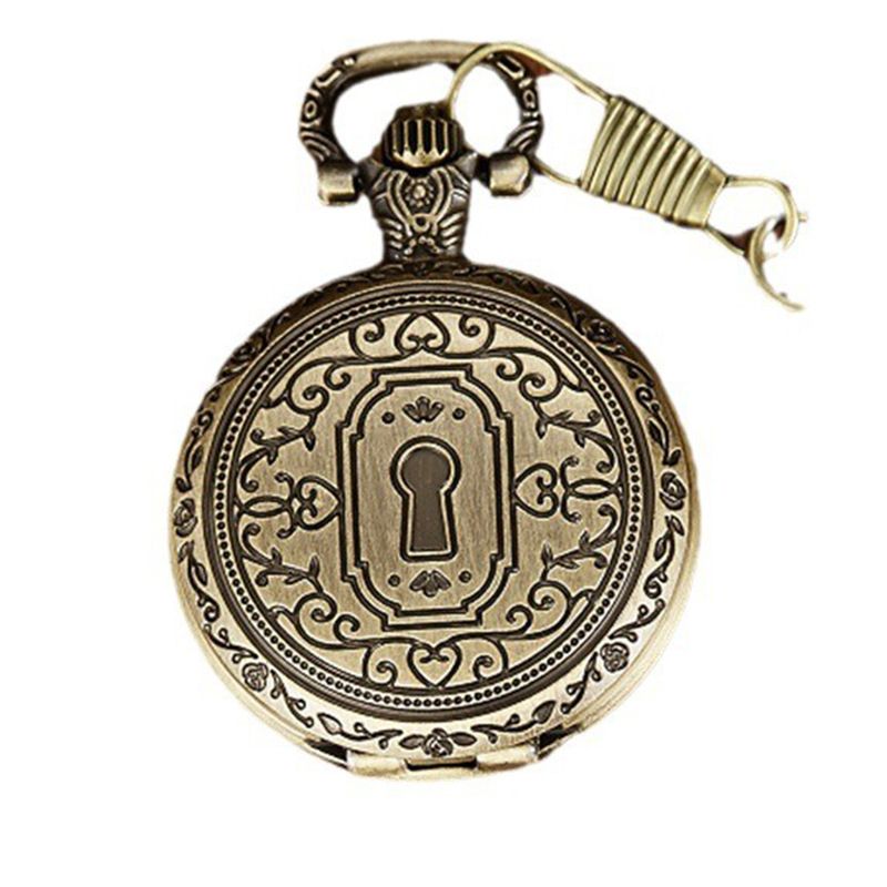 Nuovo stile personalità classico flip cover unisex quarzo grande orologio da tasca pendente_voghion.com