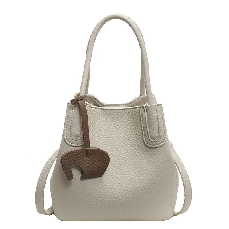 Borsa a tracolla piccola, elegante e strutturata, per donna, primavera estate 2025, nuova, versatile e alla moda, da donna, a secchiello._voghion.com
