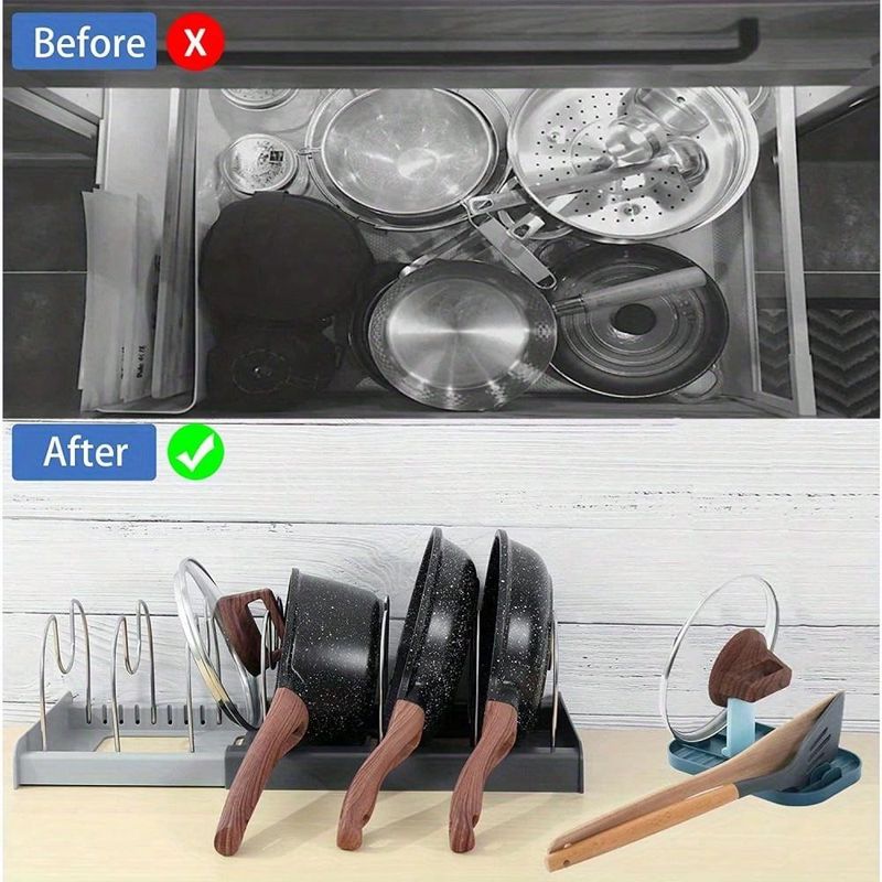 Organizador de Cozinha Extensível - Armazenamento de Panelas e Tábuas de Corte
Aço Inoxidável | Design Compacto | Compatível com Armários Europeus | Armazenamento Multifuncional_voghion.com