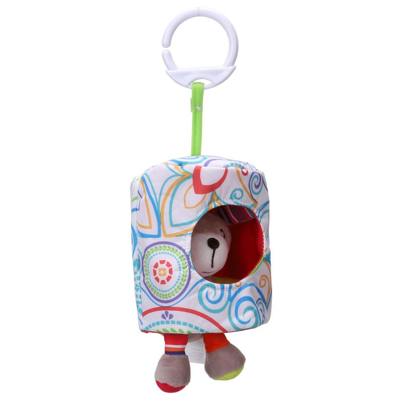 Lindo animal de dibujos animados Peek-a-boo Pull Shock Colgante Muñeca Bebé Juguete de Peluche Coche Muñeca Colgante Cama Colgante_voghion.com