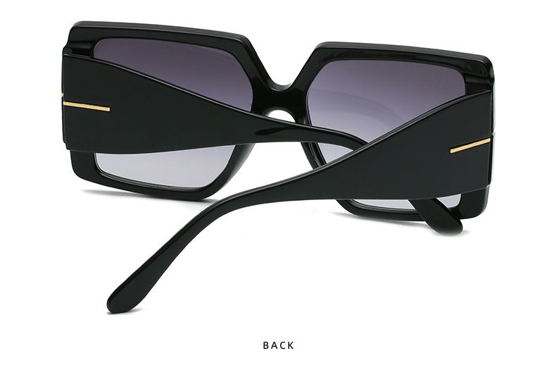 Gafas de sol para hombre y mujer Gafas de sol cuadradas de montura grande con protección UV y palabra en T Gafas de sol de moda para hombre y mujer Gafas de sol_voghion.com