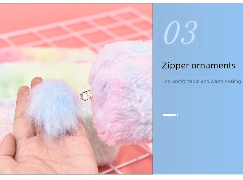 Scatola portapenne creativa in stile coreano con sfumatura, carina, in peluche, ottagono, astuccio per matite, a forma di cuore per ragazze, semplice borsa portaoggetti per studenti_voghion.com