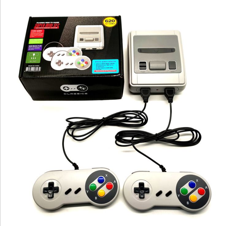 Retro-TV-Spielekonsole mit 620 integrierten 8-Bit-Minispielen, klassisches Videospielsystem für Kinder und Erwachsene, Dual-Player-Unterstützung, Plug & Play über AV-Kabel_voghion.com
