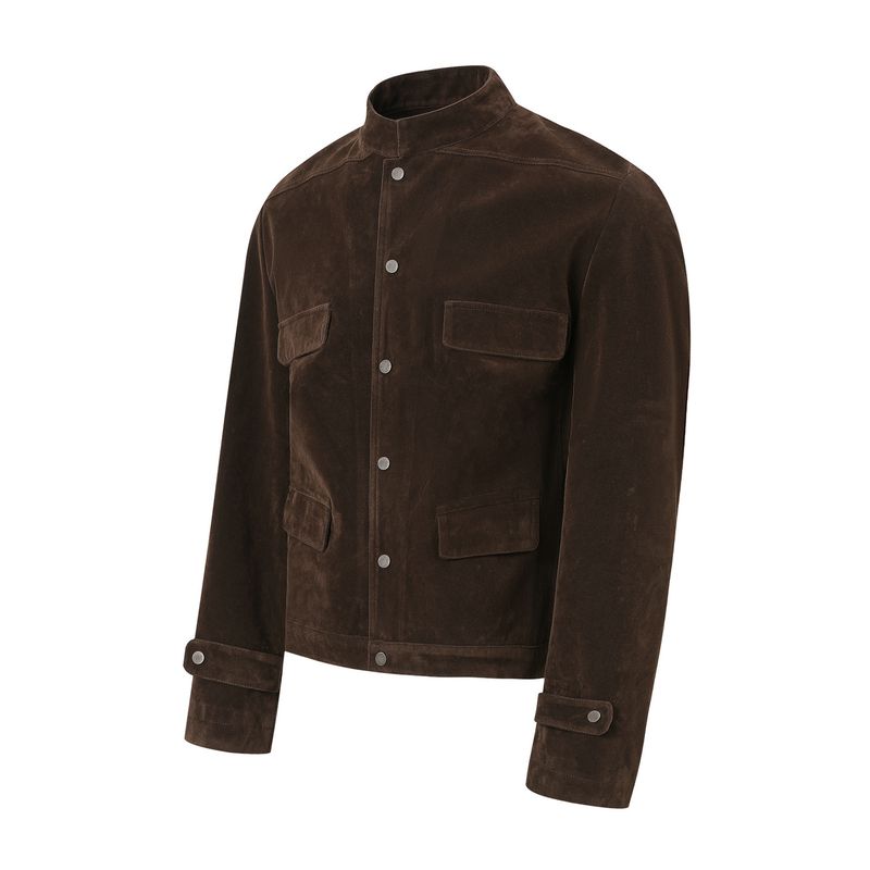 Eon Modish 2025 Autumn New American Style Simple Short Jacket Coat_voghion.com