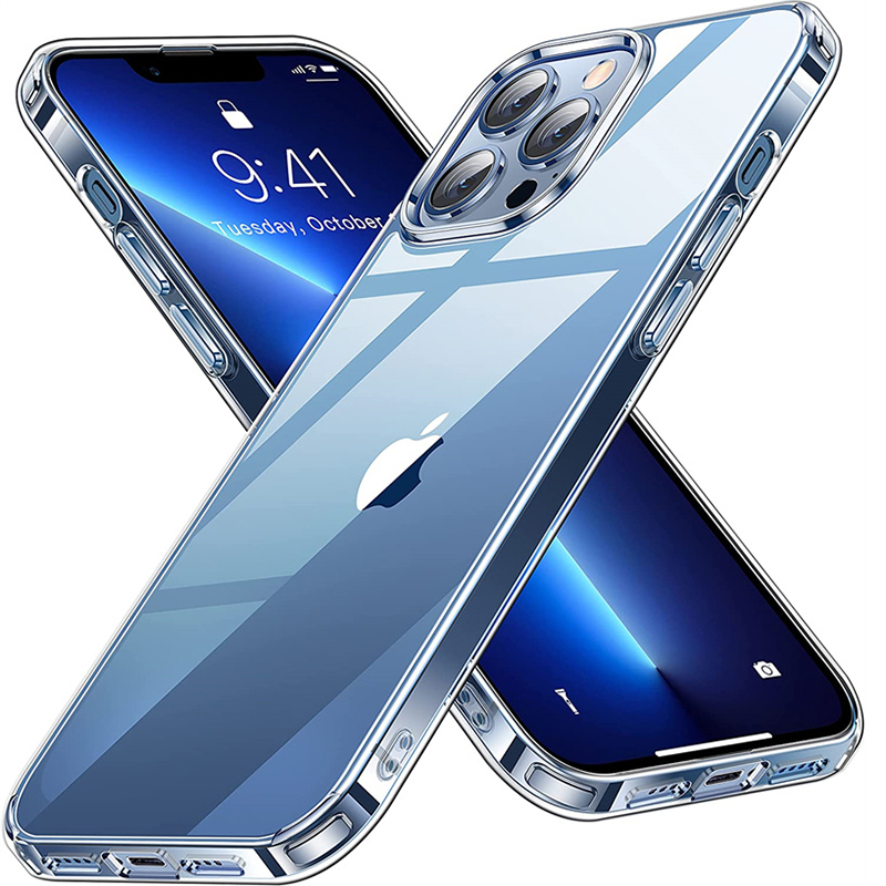 Ultratynt silikondeksel til iPhone 13 12 11 Pro Max klart, mykt og gjennomsiktig silikondeksel til iPhone 14 Pro X XS MAX XR deksel_voghion.com