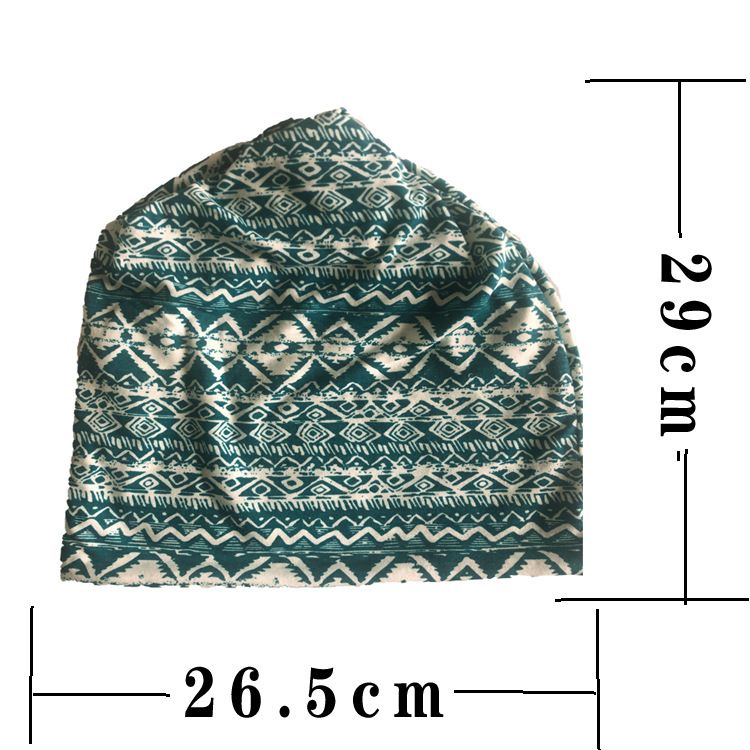 Baotou – écharpe à motif numérique, série de Style ethnique, impression de noix de cajou, trois usages, Hip Hop, chapeau empilable pour femmes enceintes_voghion.com