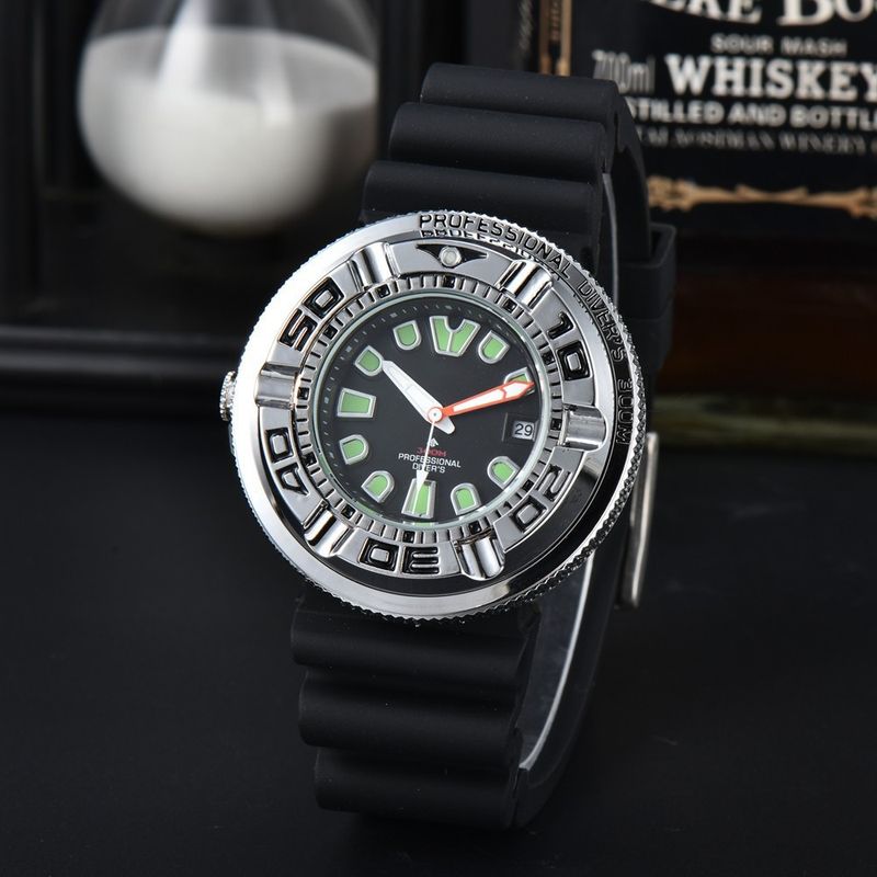 Orologio con fibbia ad ago in silicone e acciaio inossidabile al quarzo da uomo d'affari del 2023 nuovo_voghion.com