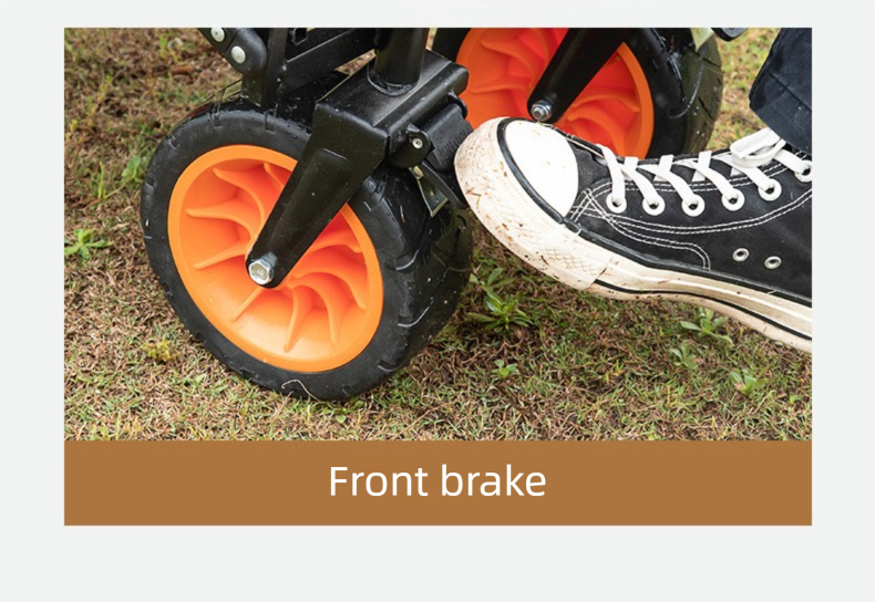 Outdoor Camping Stall Push Cart Picnic Foldable Lightweight Portable Fishing Handcart_voghion.com