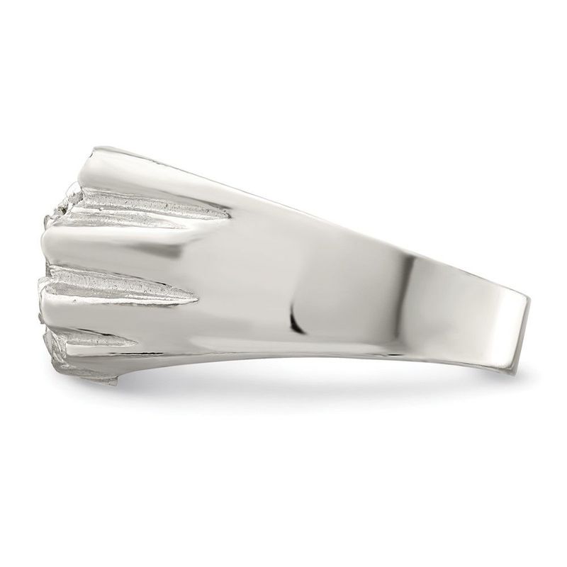 Sterling Silver Men's Nugget Ring_voghion.com