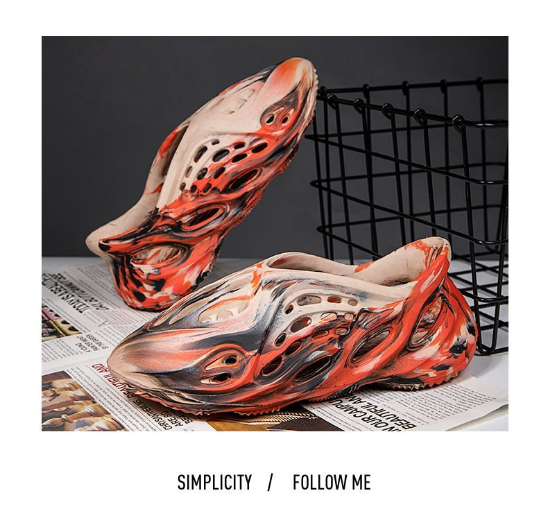 Tolle einheimische Sommersandalen, lässige Sportschuhe mit mittelgroßen Löchern, einfache, stylische Herren- und Kinderschuhe_voghion.com