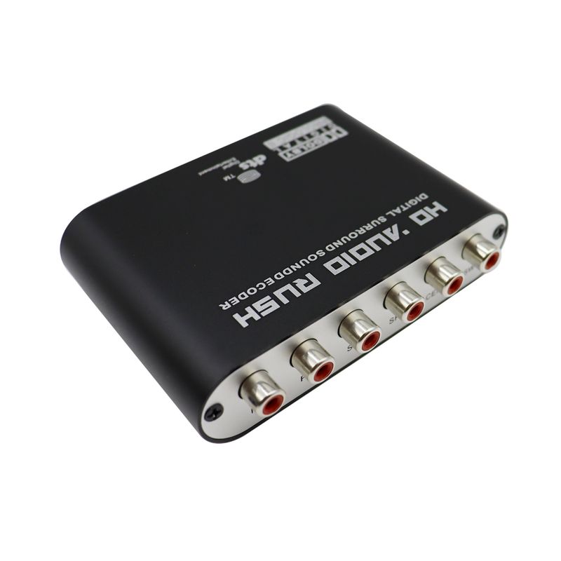 Digital to Analog 5.1 CH Stereo AC3 HD Audio Converter Optical SPDIF Coaxial AUX 3.5mm to 6 RCA Sound Decoder Amplifier_voghion.com