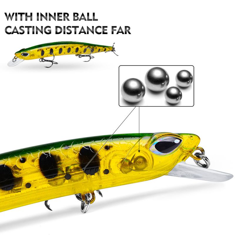 Bionic Lure Floating Minnow 15cm 19cm Kunststoff Köder Für Süßwasser Salzwasser Angeln Bass Und Hecht_voghion.com