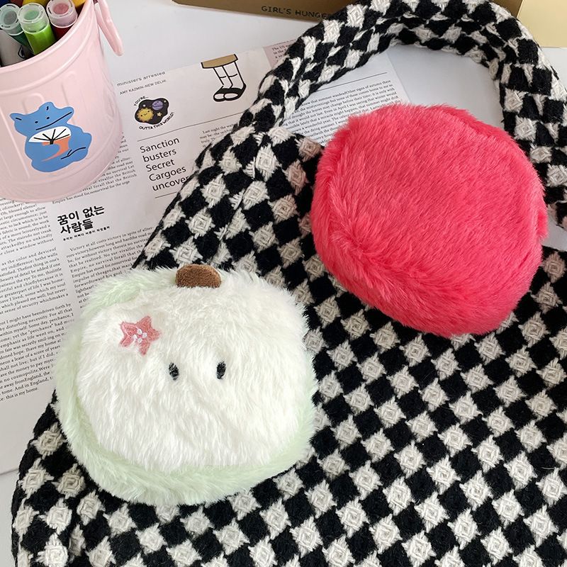 Adorable Coin Plush Purse With Soft Short Plush Material For Women Gifts_voghion.com