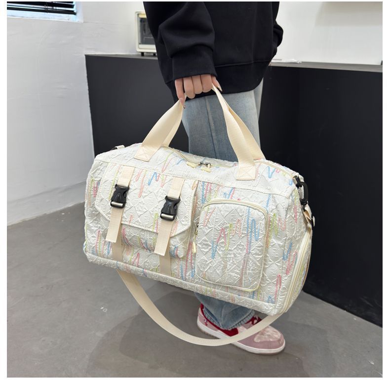 Borsa da viaggio portatile leggera e di grande capacità Binshe Man, per sport, palestra, viaggi e pendolarismo, con separazione tra asciutto e bagnato_voghion.com