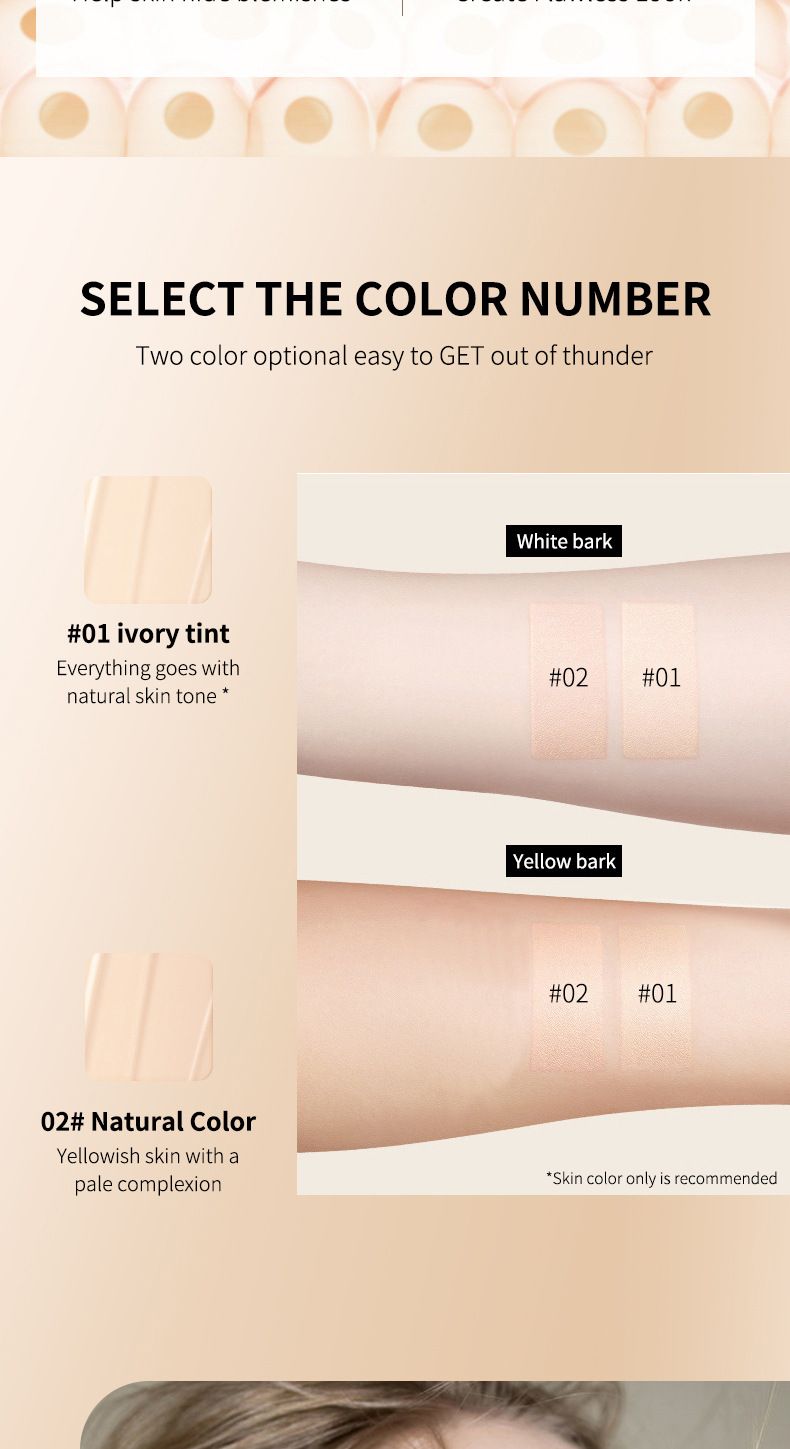 OCHEAL Concealer Primer Moisturizing Moisturizing Grooming Foundation Non-makeup Front Lotion Moisturizing Isolation CC Cream 30g Dress | 3-Year_voghion.com
