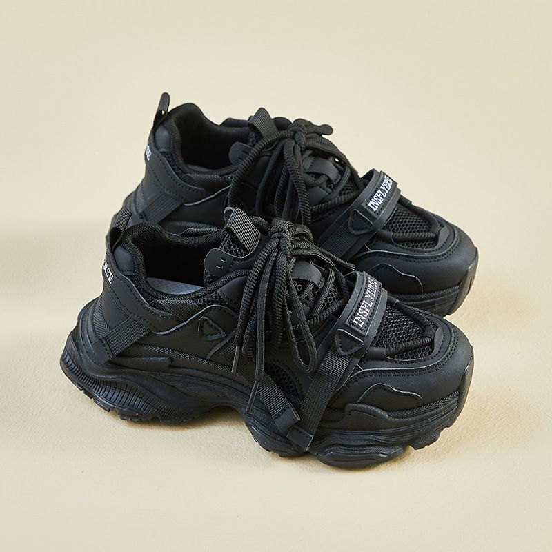 Scarpe da papà per studentesse, sportive, da corsa, casual, con plateau e altezza rialzata_voghion.com