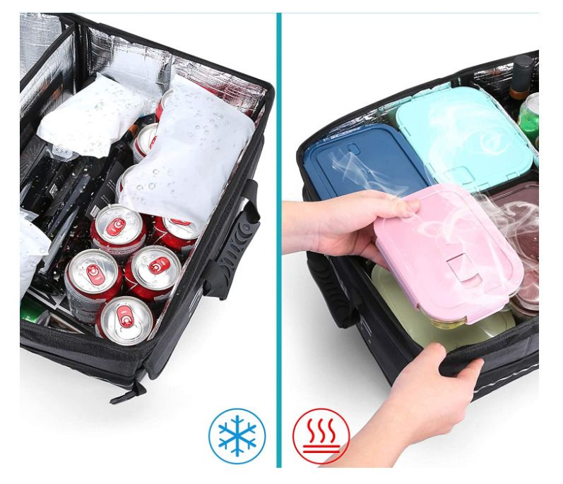 trunk storage box waterproof storage cold insulation box car Oxford cloth folding storage box_voghion.com
